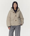 MUSINSA STANDARD WOMAN MUSINSA STANDARD WOMAN Padded Jacket Light Beige