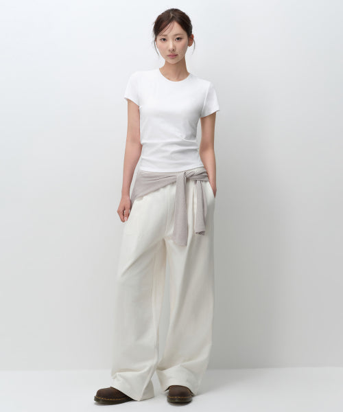 MUSINSA STANDARD WOMAN MUSINSA STANDARD WOMAN Women's Lounge Sweatpants [Cream]