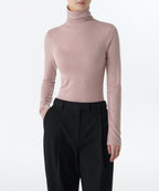 MUSINSA STANDARD WOMAN MUSINSA STANDARD WOMAN Women's T-Shirt Slim Turtleneck Desert Pink