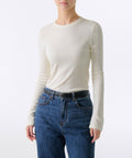MUSINSA STANDARD WOMAN MUSINSA STANDARD WOMAN T-Shirt Slim Crew Neck Long Sleeve