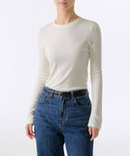 MUSINSA STANDARD WOMAN MUSINSA STANDARD WOMAN T-Shirt Slim Crew Neck Long Sleeve
