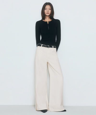 MUSINSA STANDARD WOMAN Women's Wide Trapeze Denim Pants (Size)