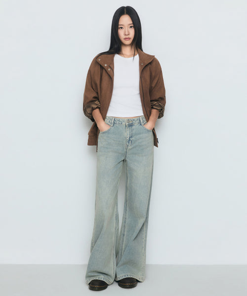 MUSINSA STANDARD WOMAN MUSINSA STANDARD WOMAN Women's Denim Pants Yellow Sky Blue