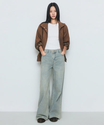 MUSINSA STANDARD WOMAN Women's Denim Pants Yellow Sky Blue