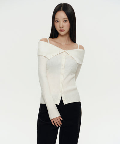 MUSINSA STANDARD WOMAN Women's Cardigan Off-Shoulder
