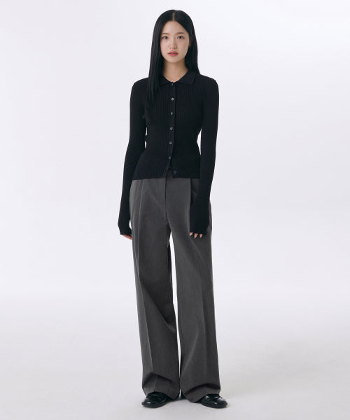 MUSINSA STANDARD WOMAN MUSINSA STANDARD WOMAN Slacks Medium Gray