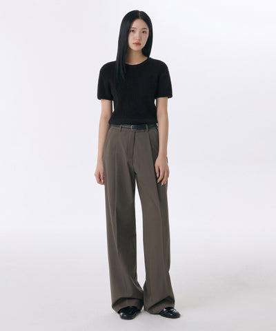MUSINSA STANDARD WOMAN Slacks Khaki Brown