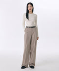 MUSINSA STANDARD WOMAN MUSINSA STANDARD WOMAN Slacks Light Beige