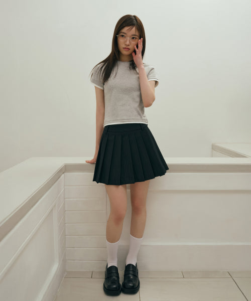 MUSINSA STANDARD WOMAN MUSINSA STANDARD WOMAN Women's Skirt Low Rise Pleated Mini