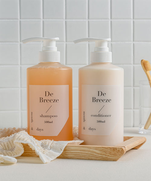 MONTHNDAYS De Breeze Hair Set (Shampoo 500ml + Conditioner 500ml)