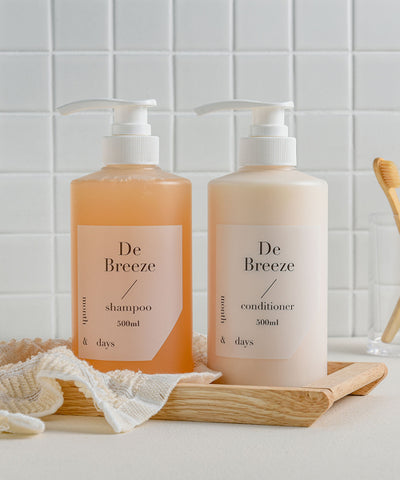 De Breeze Hair Set (Shampoo 500ml + Conditioner 500ml)