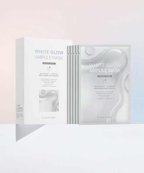 S.NATURE S.NATURE White Glow Ampoule Mask 5 sheets
