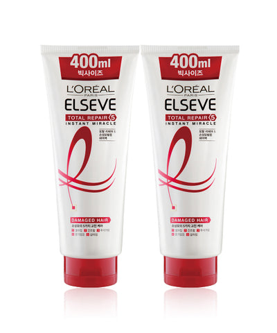 [2 pack] Total Repair 5 Instant Miracle Jumbo Hair Pack 400ml