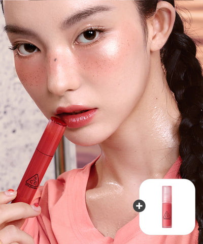3CE Lazy Pop Lip Stain (Free Mini Tint)
