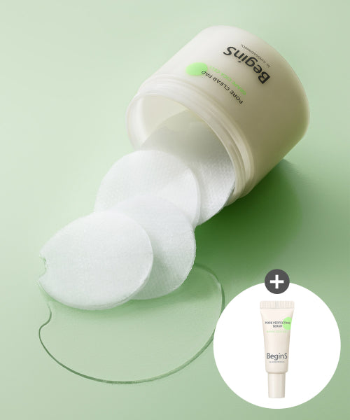 BEGINS BEGINS Pore Clear Pads with Serum