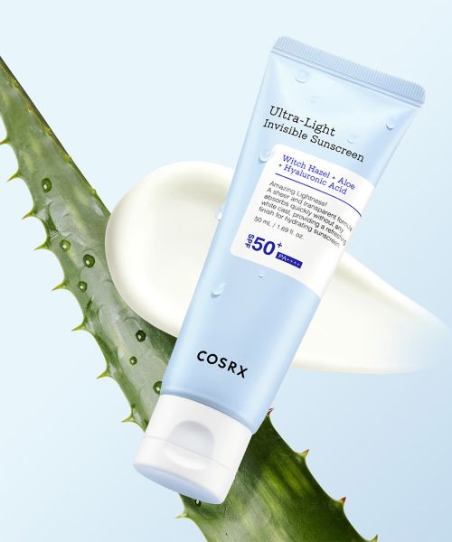 Cosrx ultra-light invisible Korean sun serum, no white cast