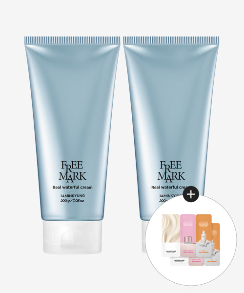 JAMINKYUNG Primark will be different this time, real moisturizing cream 200g (2 pieces) [Giveaway: 2 pieces of Oil to Foam 1ml + Snail Cream 1ml trial version]