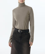 MUSINSA STANDARD WOMAN MUSINSA STANDARD WOMAN T-Shirt Slim Turtle Neck