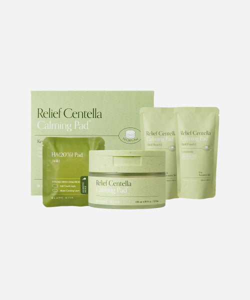 BLANCDIVA Relief Centella Calming Pad Set (main product + refill)