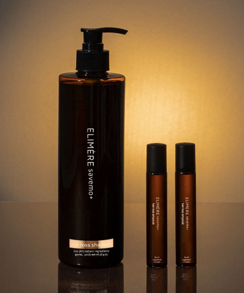 ELIMERE Savemo Black Bean Beer Yeast Hair Loss Relief Set (Shampoo 1 + Ampoule 2)