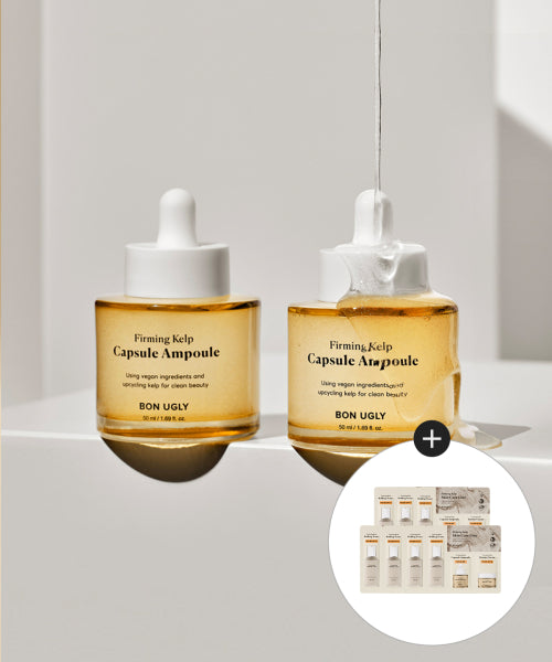 BON UGLY Firming Kelp Capsule Ampoule 50ml (2 units) + 7 Firming Kelp 3 types (1.5ml x 3) provided
