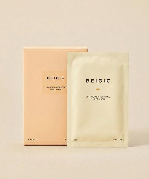 BEIGIC BEIGIC Luminous Hydrating Sheet Mask 1BOX (4 sheets)
