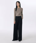 MUSINSA STANDARD WOMAN MUSINSA STANDARD WOMAN Slacks Wide Banding [Black]