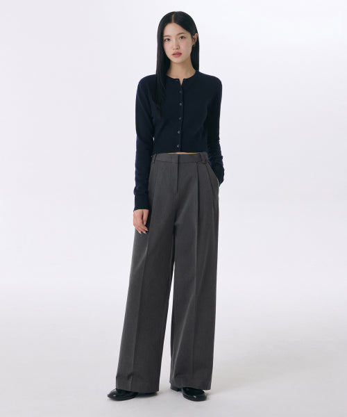 MUSINSA STANDARD WOMAN MUSINSA STANDARD WOMAN Slacks Medium Gray