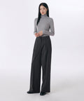 MUSINSA STANDARD WOMAN MUSINSA STANDARD WOMAN Slacks Wide Banding [Gray]