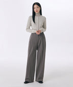 MUSINSA STANDARD WOMAN MUSINSA STANDARD WOMAN Slacks Warm Gray