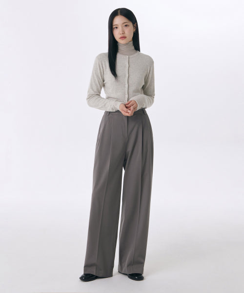 MUSINSA STANDARD WOMAN MUSINSA STANDARD WOMAN Slacks Warm Gray