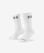 NIKE NIKE Jordan Essential Crew Socks - White: Black