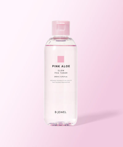 Pink Aloe Organic Hypoallergenic Glow Paha Exfoliation Skin Toner 200ml