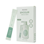 MOO100 Bamboo Mint Shampoo Travel Stick Pouch 10ml-10 Pieces