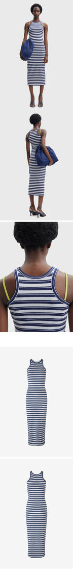 SAMSØE SAMSØE (W) Samsoy Samsoy RITA Dress - Striped Blue (F23200047)