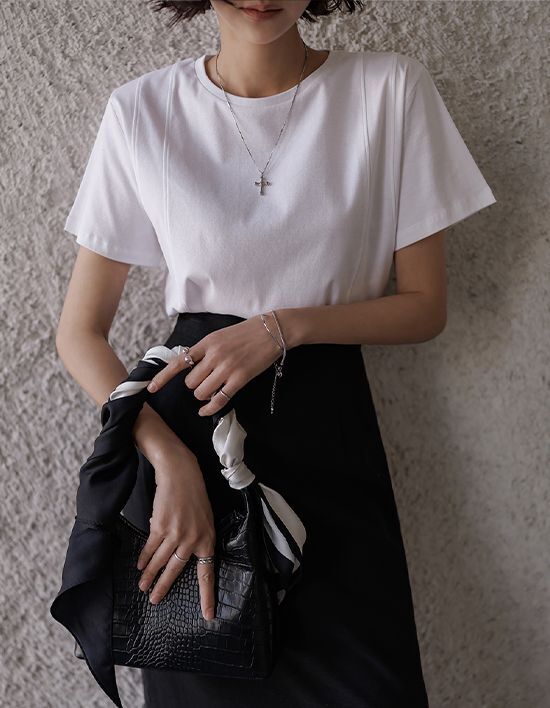 MEMUA Lulu silk cotton tee