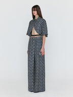 EENK EENK WENEZ Wide Pants - Navy Multi