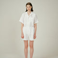MONOPISPA MONOPISPA Readymade Trunk Linen White