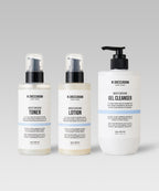 W.DRESSROOM Moisturizing moisture large-capacity toner & lotion & cleanser set
