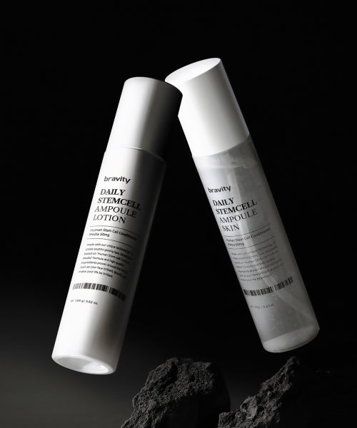 BRAVITY Daily stem cell culture skin + lotion set