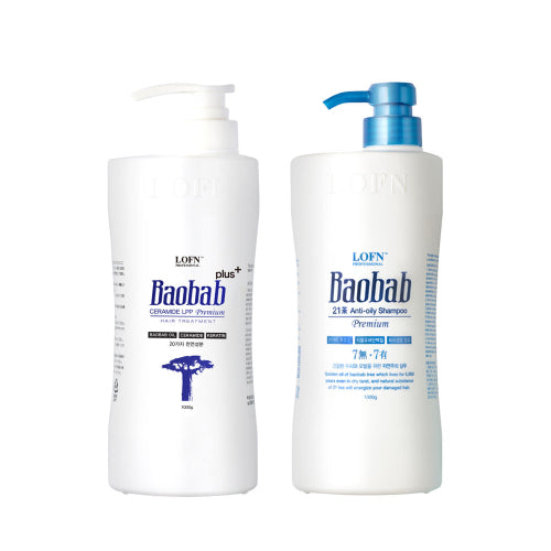 LOFN Baobab LPP National Treatment Plus 1000ml + Oily Shampoo 1000ml