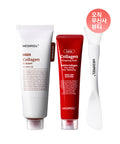 MEDIPEEL Red Lacto Collagen Wrapping Mask & Pore Barrier Cream Set (pack brush included) (expiration date 2026-11-19)