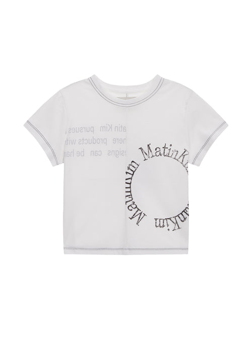 MATIN KIM MATIN KIM T-Shirt Crop Top