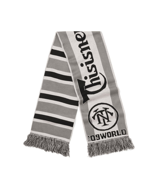THISISNEVERTHAT THISISNEVERTHAT Football Scarf Grey