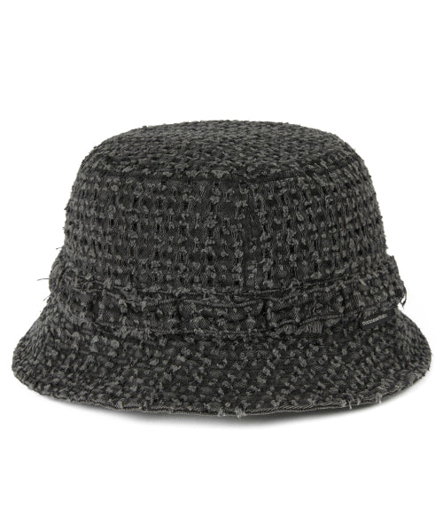 THISISNEVERTHAT THISISNEVERTHAT Damaged Denim Jungle Bucket Hat Black