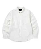 THISISNEVERTHAT THISISNEVERTHAT Overdyed T-Logo Oxford Shirt White
