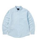 THISISNEVERTHAT THISISNEVERTHAT Overdyed T-Logo Oxford Shirt Blue