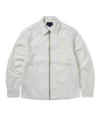 THISISNEVERTHAT THISISNEVERTHAT Damaged Denim Shirt Off White