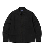 THISISNEVERTHAT THISISNEVERTHAT Damaged Denim Shirt Black