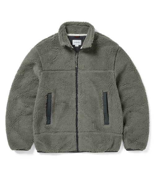 THISISNEVERTHAT THISISNEVERTHAT T Sherpa Fleece Jacket Grey